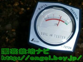 土壌ph測定