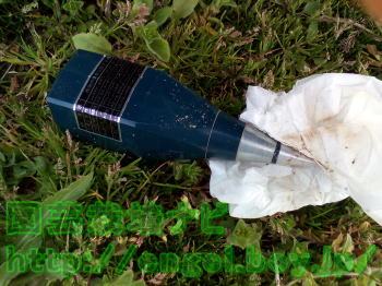 土壌酸度計の清掃