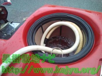 濾し網からの吸水